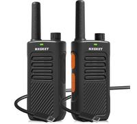 Walkie Talkies for Adults Long Range, PMR446 Professional Walkie Talkies with 1500mAh Rechargeable Batteries, 16 Channels, 2 Way Radio for Camping Hiking Travel Work Communication