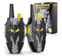 Walkie Talkies for Kids with Eyes Lights, Bat Stealth Spaceship & Winged Dart Design, Birthday Outdoor Camping Garden Toys Presents for 3 4 5 6 7 8 9 10 Year Old Boys Kids Toddler Toys Gifts Age 3-12