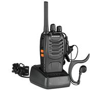 Walkie Talkies Long Range for Adults, 16 Channel Walky Talky Handheld Two Way Radios with Rechargeable Battery and Earpieces, Supports VOX Function, Family Walkie Talkie for Hiking Camping Trip