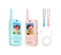 Walkie Talkies, Multi-Scenario Adaptability, 2pcs, Rechargeable Video Intercom, Two-Way Electronic Intercom Toys, Child-Friendly, For Children, Boys And Girls