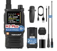 Walkie Talkies TIDRADIO TD-H3 Plus, Ham Radio Bluetooth-headphone-connectable, Wireless Programming, Multi-band Walkie Talkies for Adults Long Range, Emergency Portable 2 Way Radio-1 Pack