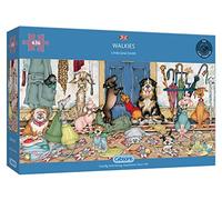 Walkies | 636 Piece Jigsaw Puzzle | Panoramic Dog Puzzle | Sustainable Jigsaw Puzzle for Adults | Premium 100% Recycled Board | Great Gift for Adults | Gibsons Games