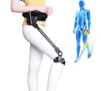 Walking Aid Carbon Fiber Bionic Body Power Aids Training(Rightleg,S)