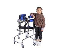 Walking aid for People with Cerebral Palsy Portable Stand Uprightfor, Cushionfor with Cerebral Palsy, Rollatorwith Seat, Adjustable Height and Width