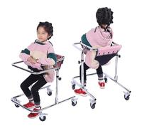 Walking Aids for Disabled People, Portable Stand Upright Walker,Cerebral Palsy Hemiplegia Rehabilitation Training Equipment,for 80-120cm Child Training