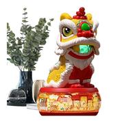 Walking Animal Toy, Electric Lion Dance with Music and Lights, Interactive Early Learning with Moving Feet and Sound, Educational Musical Toy for Boys Girls Chinese New Year Playroom Nursery