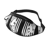 Walking Bag Lineman Flag, Sports Bum Bag Foldable Waist Pack Bag Fashion Belt Bag for Travel Dog Walking Fit