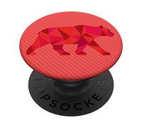 Walking Bear Polygone PopSockets Grip and Stand for Phones and Tablets