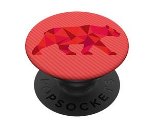 Walking Bear Polygone PopSockets Grip and Stand for Phones and Tablets