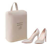 Walking Boot - Reusable Shoe Pouch with Zipper, Space Saving Storage for Sports Shoes, Slippers, Work Boots, Gym Bag, Outdoor Travel, Home Organization, Footwear Carrying Solution