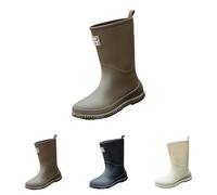 Walking Boots Size 3 Boots Wellies Size Shoes rain Ankle Waterproof Garden Short Boot Boys Wide Black Gardening Walking Festival Fishing Welly Hunter Water muck fit White Brown Riding Work Adult