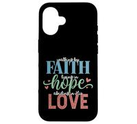 Walking By Faith Living Hope Abiding In His Love Case for iPhone 16
