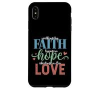 Walking By Faith Living Hope Abiding In His Love Case for iPhone XS Max