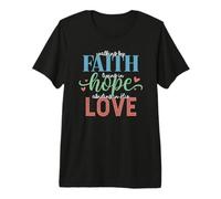 Walking by Faith Living Hope Abiding in His Love Premium T-Shirt