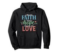Walking By Faith Living Hope Abiding In His Love Pullover Hoodie