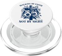 Walking By Faith Not By Sight Bible Verse Gift PopSockets PopGrip for MagSafe
