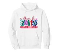 Walking by Faith Tripping Constantly Christian Pullover Hoodie