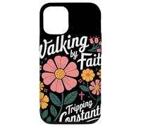 Walking By Faith Tripping Constantly John 3 16 Christian Case for iPhone 12/12 Pro