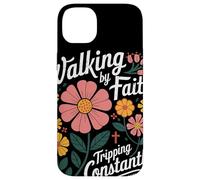 Walking By Faith Tripping Constantly John 3 16 Christian Case for iPhone 14 Plus