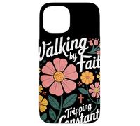 Walking By Faith Tripping Constantly John 3 16 Christian Case for iPhone 15