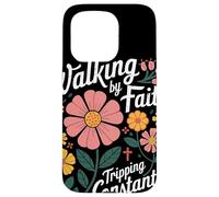 Walking By Faith Tripping Constantly John 3 16 Christian Case for iPhone 15 Pro