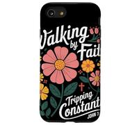 Walking By Faith Tripping Constantly John 3 16 Christian Case for iPhone SE (2020) / 7/8
