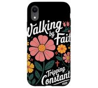 Walking By Faith Tripping Constantly John 3 16 Christian Case for iPhone XR