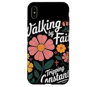 Walking By Faith Tripping Constantly John 3 16 Christian Case for iPhone XS Max