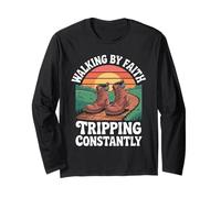 Walking by Faith Tripping Constantly Long Sleeve T-Shirt