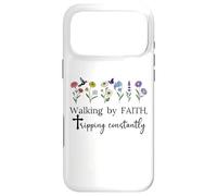 Walking By Faith Tripping Constantly Saved By Grace God Shed Case for iPhone 17 Pro Max