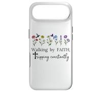 Walking By Faith Tripping Constantly Saved By Grace God Shed Case for iPhone Air