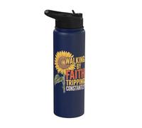 Walking By Faith Tripping Constantly Stainless Steel Insulated Water Bottle