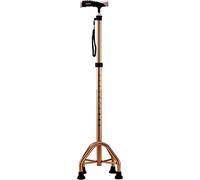 Walking Cane, Adult Crutches Aluminum Alloy Light Four-Legged with Adjustable Canes Elbow 130kg Capacity (Four Feet Frosted)