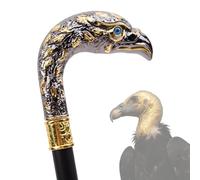 Walking Cane for Men and Women Heavy Duty 500+ Lbs Capacity, Gothic Decorative Ornate Metal Cane with Ergonomic Handle, Walking Stick for Senior