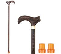 Walking Cane for Men and Women, Old Man Crutches Chicken Wings Wooden Sticks Solid Wood Leading Stick Wood for The Elderly Gifts