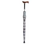 Walking Cane Umbrella, 2-in-1 Adjustable Lightweight Umbrella Cane with Non-slip Tip for Travel, Height Adjustable for Versatile Use