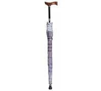 Walking Cane Umbrella, 2-in-1 Adjustable Lightweight Umbrella Cane with Non-slip Tip for Travel, Height Adjustable for Versatile Use