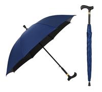 Walking Cane Umbrella Walking Sticks Crutch Umbrella Gift for Father Mother Grandfather Grandmother