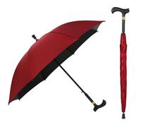 Walking Cane Umbrella Walking Sticks Crutch Umbrella Gift for Father Mother Grandfather Grandmother