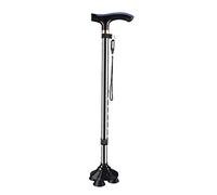 Walking Cane with LED Light - Adjustable & Walking Stick,balancing Mobility Aid - Sleek, Comfortable T Handles Mobility Canes with Rubber Feet for Men and Women, Star of Light