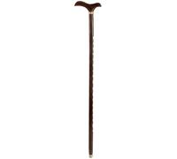 Walking Cane, Wooden Cane Faucet Crutches Redwood Wenge Seniors Stick Walking Sticks Wooden Ideal for Men or Women with Active Outdoor Lifesty