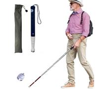 Walking Canes, Telescopic Blind Cane Titanium Alloy Walking Cane Multiple Sizes(B,128cm/50in)