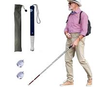 Walking Canes, Telescopic Blind Cane Titanium Alloy Walking Cane Multiple Sizes(C,128cm/50in)