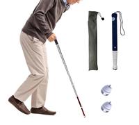 Walking Canes, Titanium Alloy Telescopic Blind Cane Multiple Sizes With Reflective Film And Roller Head(C,150cm/59in)
