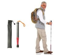 Walking Canes, Titanium Alloy Telescopic Blind Cane Roller Head Reflective 8 Sections Adjustable 118-138cm(138cm(54in))