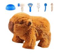 Walking Capybara - Cute Motion Animal Toy, Safe Interactive Design, Bright Sound Effects, Smooth Steps Control, Interactive Portable Entertainment Gadget, Responsive Preschool Toys 15x9x10cm