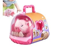 Walking Capybara Toy, Soft Realistic Electric Plush Capybara, Electric Plush Interactive Toy, Sound And Light Walking Electronic Pet, For Child Adult Girl Boy House Playroom Kindergarten Travel Floor