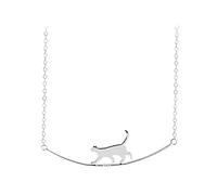 Walking Cat Chain Necklace Cute Clavicle Climbing Necklaces & Pendants Twilight Locket