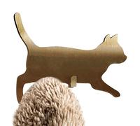Walking Cat Wall Hook - 4.53 X 3.15 X 0.2 Inches Cat Key Holder | Wall Adhesive Hooks, Towel Scarf Bag Hanger, No-Punching, Ideal for Walls Doors and Other Surfaces