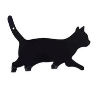 Walking Cat Wall Hook - 4.53 X 3.15 X 0.2 Inches Cat Key Holder | Wall Adhesive Hooks, Towel Scarf Bag Hanger, No-Punching, Ideal for Walls Doors and Other Surfaces